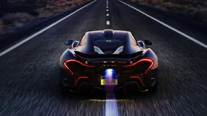 Top 10 Car Mclaren P1 Back View Wallpaper