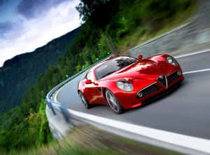 Top 10 Car Red Alfa Romeo 8c Competizione Wallpaper