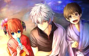 Top Anime Gintama Trio Wallpaper