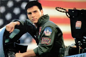 Top Gun Pete In A Fighter Jet Wallpaper