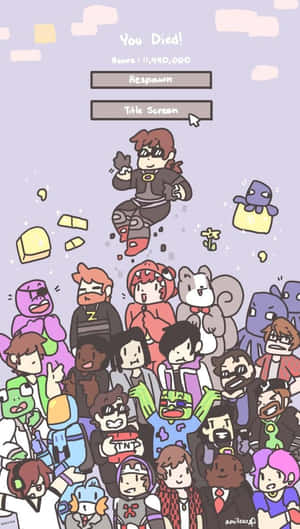 Top Minecraft Youtubers Gather For An Epic Gaming Time Together! Wallpaper