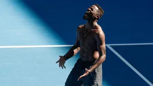 Topless Frances Tiafoe Wallpaper
