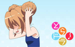 Toradora's Taiga Fiercely Follows Her Dreams Wallpaper