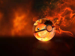 Torchic Inside A Transparent Pokeball Wallpaper