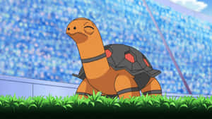 Torkoal Against Crowd Wallpaper