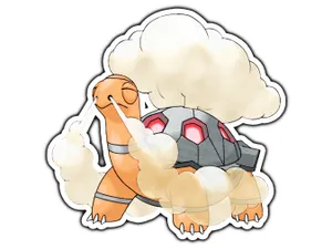 Torkoal Covered In Smoke Wallpaper