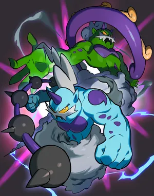 Tornadus From A Purple Flashing Hole Wallpaper