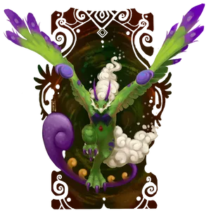 Tornadus Pulling His Wings Up Wallpaper
