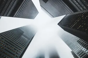 Toronto City Fog Architecture Wallpaper