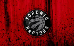 Toronto Raptors In Black And Red Wallpaper