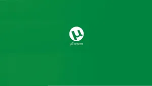 Torrent Logo Green Background Wallpaper
