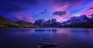 Torres Del Paine Panoramic Desktop Wallpaper