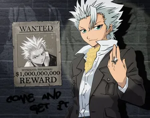Toshiro Hitsugaya – The Leader Of Team 10 In The Gotei 13 Wallpaper