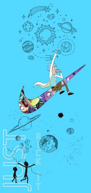 Total Rickall - Rick And Morty Adventure Wallpaper