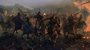 Total War Attila Charging Horsemen Wallpaper