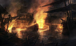 Total War Blazing Waters Wallpaper