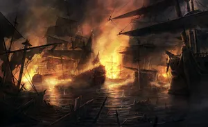 Total War Blazing Waters Wallpaper