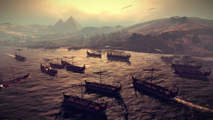 Total War Trireme Fleet Wallpaper