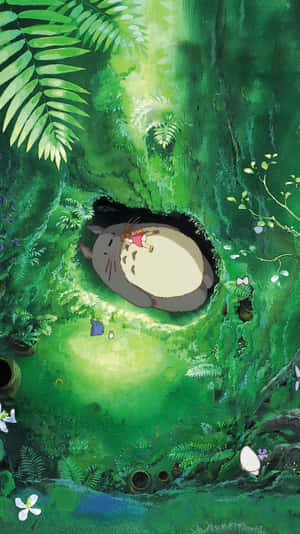 Totoro The Movie Poster Wallpaper