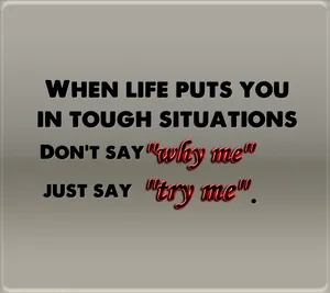 Tough Life Quote Wallpaper