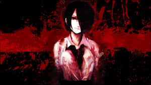 Touka Kirishima Looking Fierce Wallpaper