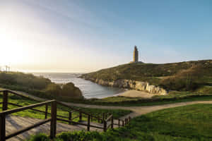 Tower Of Hercules Corunna Wallpaper