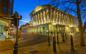 Town Hall In Birmingham City Wallpaper