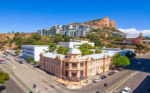 Townsville Castle Hilland Heritage Building Aerial View Wallpaper