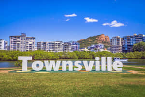 Townsville Signand Landscape Wallpaper
