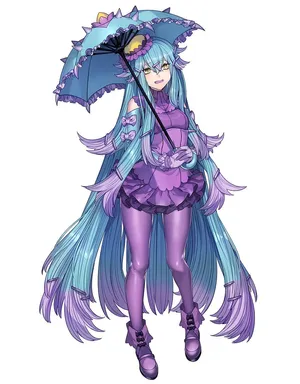 Toxapex As A Cute Anime Girl Wallpaper