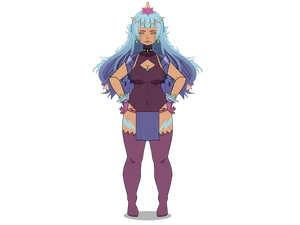 Toxapex As A Human Girl Wallpaper