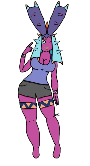 Toxapex As A Sexy Woman Wallpaper