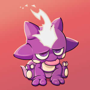 Toxel With A Red Backdrop Mobile Wallpaper