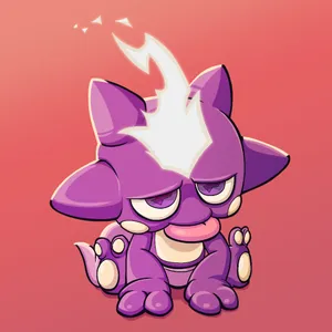 Toxel With A Red Backdrop Mobile Wallpaper