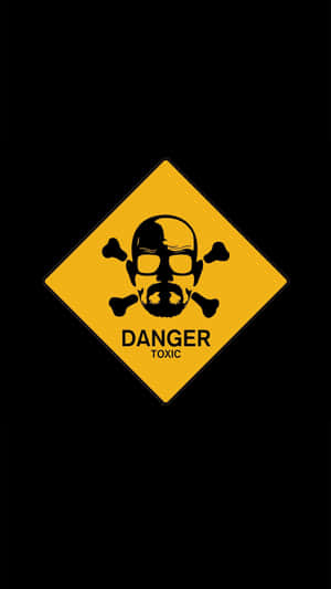 Toxic Danger Sign Graphic Wallpaper