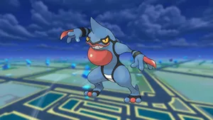 Toxicroak On Pokemon Go Background Wallpaper