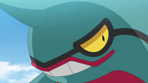 Toxicroak Pokemon Face Up-close Wallpaper