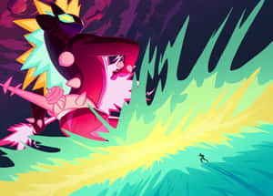 Toxtricity With His Ultimate Power Wallpaper