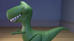 Toy Story Rex Figure Sideview Wallpaper