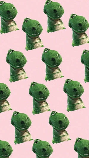 Toy Story Rex Heads Wallpaper