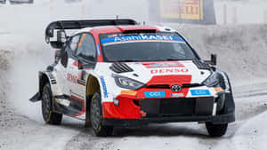 Toyota Gazoo Racing W R Cin Snow Wallpaper