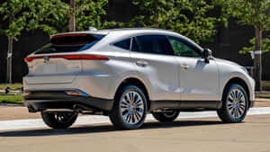 Toyota Venza Silver Exterior Profile Wallpaper