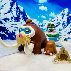 Toys Of Piloswine, Swinub, And Mamoswine Wallpaper