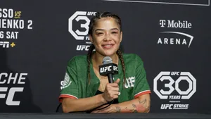 Tracy Cortez U F C Press Conference Wallpaper