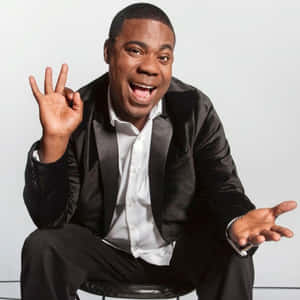 Tracy Morgan Smiling At The Camera Wallpaper