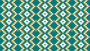 Traditional African Print Pattern Wallpaper