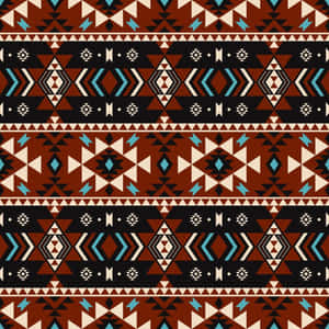 Traditional Aztec Pattern Design Wallpaper