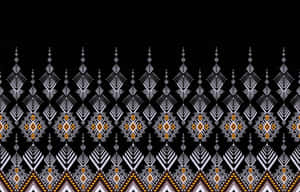 Traditional Aztec Pattern Design Wallpaper