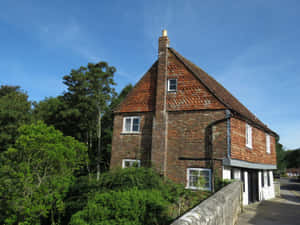 Traditional Brick House Salisbury Wallpaper