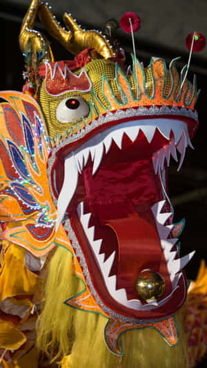 Traditional Chinese Dragon Dance Wallpaper